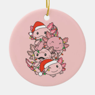Axolotl Christmas Tree Christmas Animals Axolotls Ceramic Tree Decoration