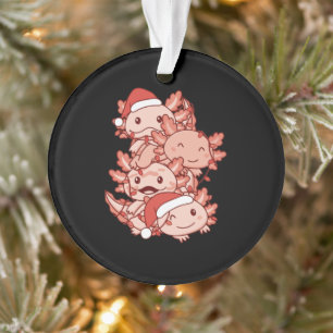 Axolotl Christmas Tree Christmas Animals Axolotls Ornament