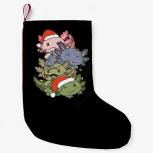 Axolotl Christmas Tree Christmas Animals Axolotls Small Christmas Stocking