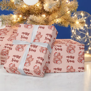 Axolotl Christmas Tree Christmas Animals Axolotls Wrapping Paper