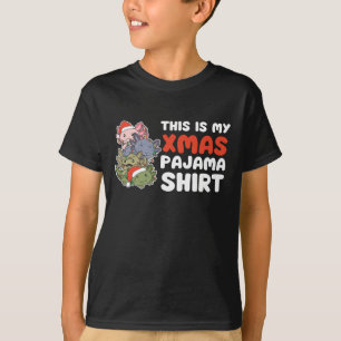 Axolotl Christmas Tree Christmas Pajamas T-Shirt