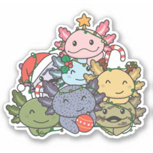 Axolotl Christmas Tree Funny Animal Christmas