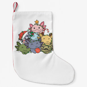 Axolotl Christmas Tree Funny Animal Christmas Small Christmas Stocking