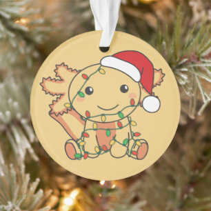 Axolotl Christmas Winter Animals Axolotls Ornament
