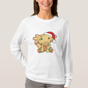 Axolotl Christmas Winter Animals Axolotls T-Shirt