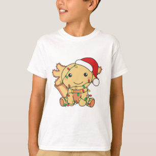 Axolotl Christmas Winter Animals Axolotls T-Shirt