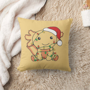 Axolotl Christmas Winter Animals Axolotls Throw Pi Cushion