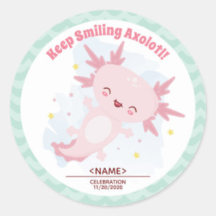 Axolotl Classic Round Sticker