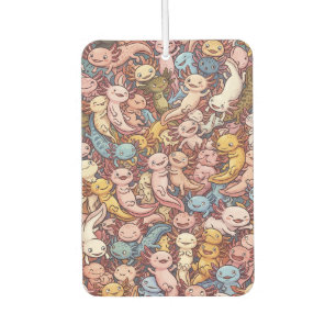 Axolotl Cuddle Crowd – Whimsical Smiles Everywhere Car Air Freshener