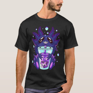 axolotl cute animals axolots axolotl bubble boba T-Shirt