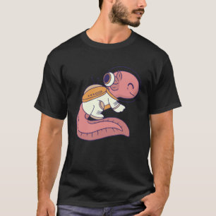 axolotl cute funny axolotl lover space spaceman T-Shirt
