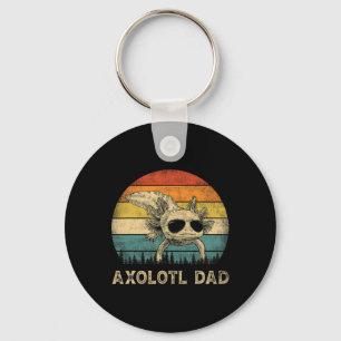 Axolotl Dad Axolotl Lovers Daddy Father's Day  Key Ring