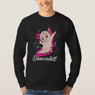 Axolotl Dancing Danceolotl Amphibian Dancer Women T-Shirt