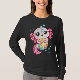 Axolotl Dice For Dragons D20 Rpg Gamer Girls Women T-Shirt
