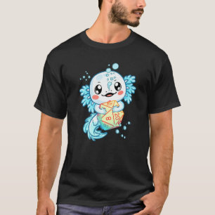 Axolotl Dice For Dragons D20 Rpg Gamer Men Women K T-Shirt