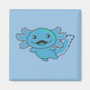 Axolotl Different Types Of Axolotls Sweet Axolotl  Magnet