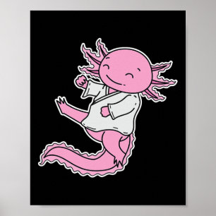 Axolotl Does Karate Poster