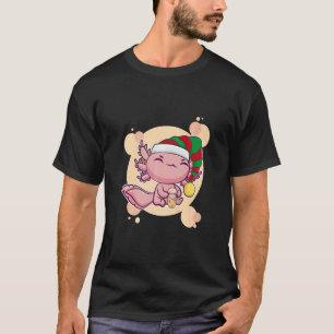 Axolotl Elf Bubble Tea Boba Ambystoma Mexicanum Wa T-Shirt