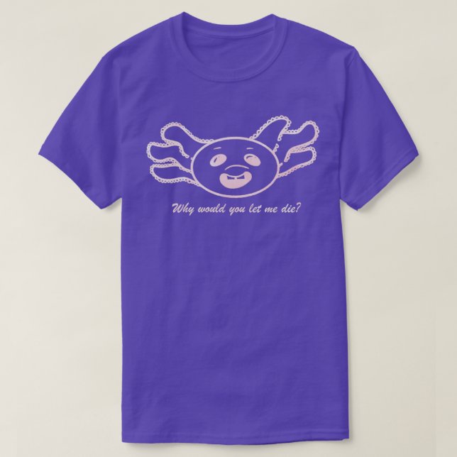 Axolotl Extinction T-Shirt (Design Front)