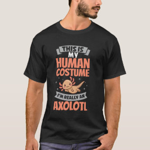Axolotl Fish Funny Animals Mexican Pet 5 T-Shirt