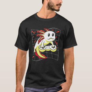 Axolotl Fish Mexican Salamander Walking Fish Gami T-Shirt