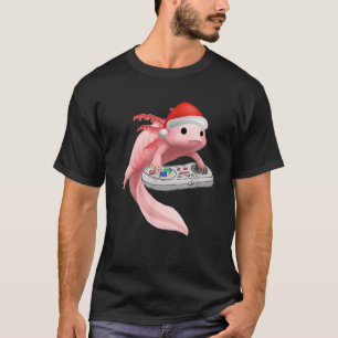 Axolotl Fish Playing Video Game Men Boy Kid Funny T-Shirt