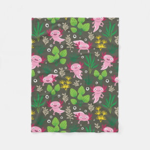 Axolotl Fleece Blanket