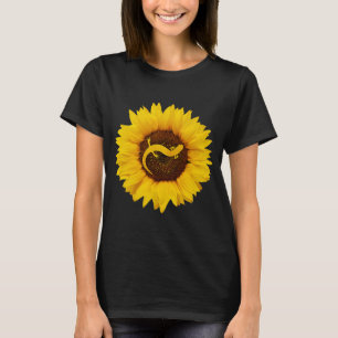 Axolotl  For Women Men Salamander Pet Sunflower T-Shirt