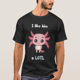Axolotl Funny Cute Animal for Couples Partners Gif T-Shirt