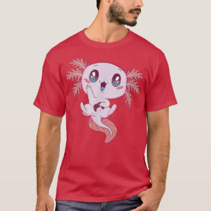 Axolotl Gamer Gaming Cute Funny Axolotls Kawaii Ja T-Shirt