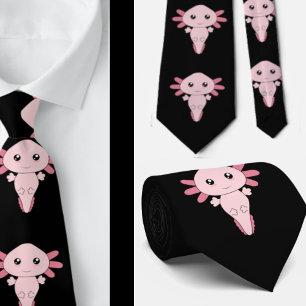 Axolotl Gamers Neck Tie Necktie