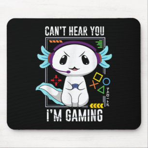 Axolotl Gaming Salamander As Gamer  Mouse Mat
