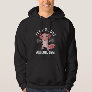 Axolotl Gym Flex-O-Lotl Weightlifting Flexalotl Wo Hoodie