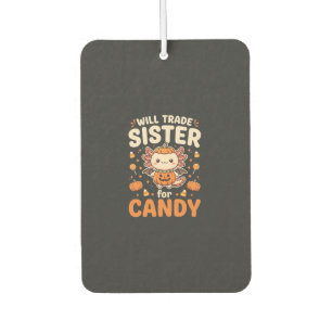Axolotl Halloween Candy Trade Vector Design_1 Car Air Freshener