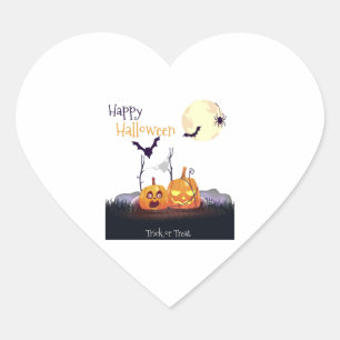 Axolotl Halloween Costume  Happy Halloween Heart Sticker