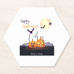 Axolotl Halloween Costume  Happy Halloween Paper Coaster
