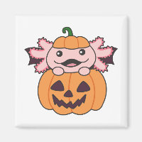 Axolotl Halloween Pumpkin Bat Costume