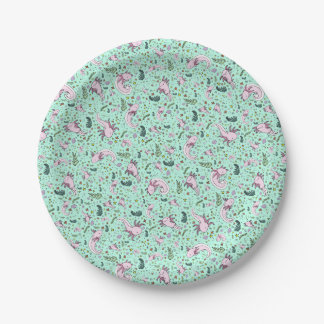 Axolotl in Green Paper Plate