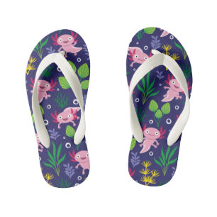 Axolotl Kid's Flip Flops