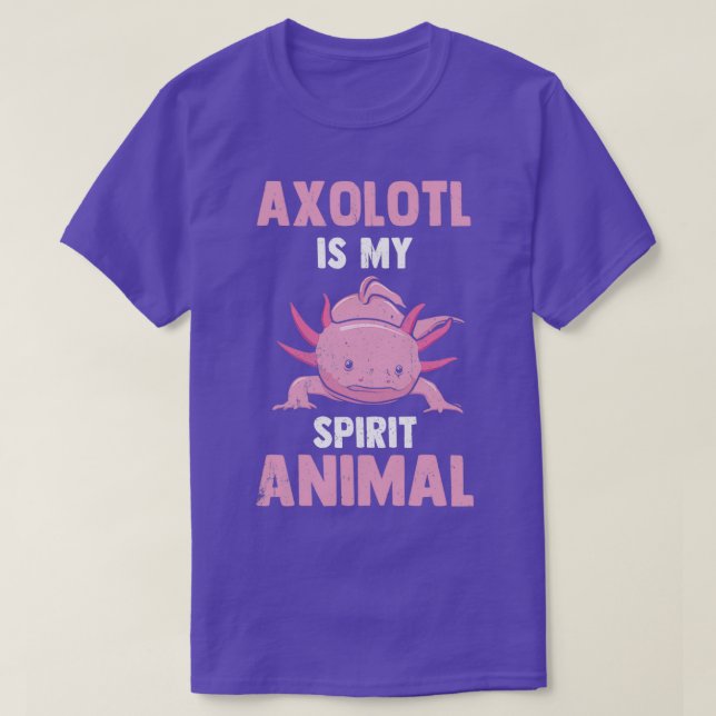 Axolotl Larve Kufffig Aquarium Moch Lurch Gift 1 T-Shirt (Design Front)