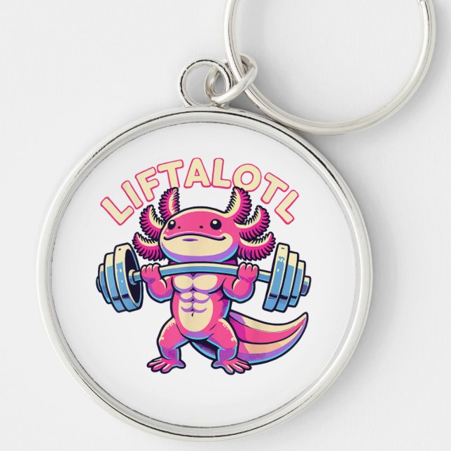  Axolotl LIFTALOTL Key Ring (Front)