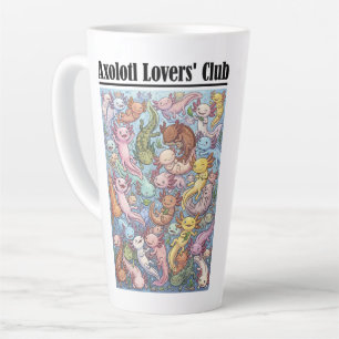 Axolotl Lovers' Club Official Goods Latte Mug