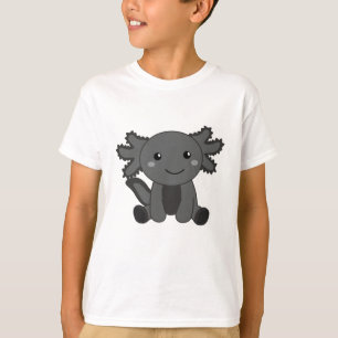 Axolotl Lovers Cute Animals For Kids Pink T-Shirt