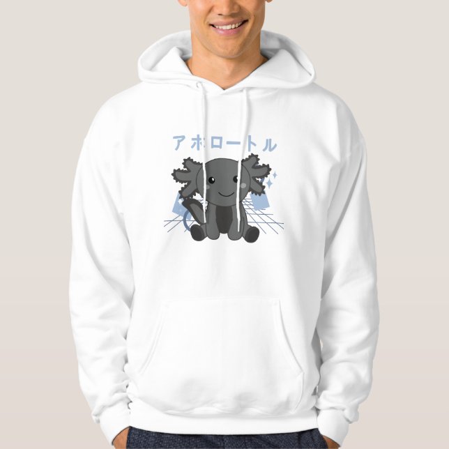 Axolotl Lovers Cute Animals Relax Sweet Axolotl Hoodie (Front)