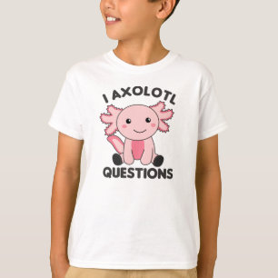 Axolotl Lovers Sweet Animals For Children Pink T-Shirt