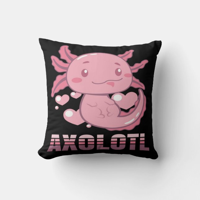 Axolotl Lurch Terrarium | Cute Pet Lover Cushion (Front)