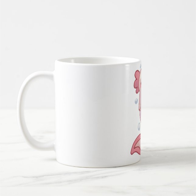 Axolotl Magic Coffee Mug (Left)