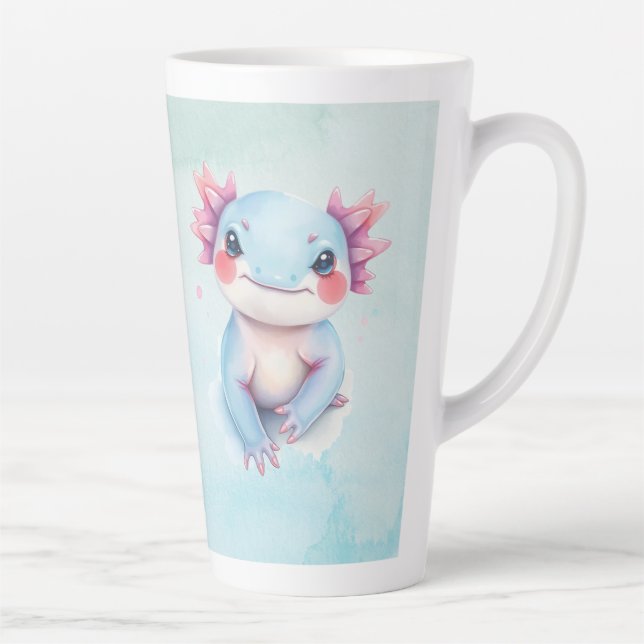 Axolotl (matching journal available) latte mug (Right)