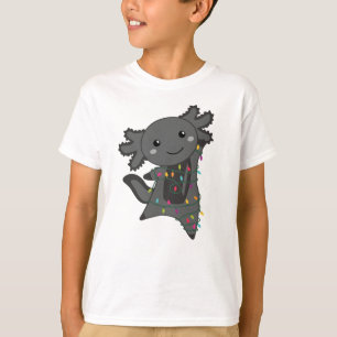 Axolotl Merry Christmas Winter Animals Axolotls T-Shirt