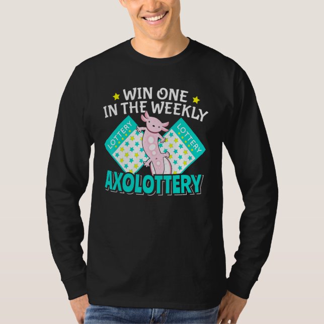 Axolotl Mexican Walking Fish T-Shirt (Front)